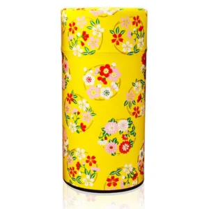 Flower Wheel Yellow Origami Canister 200g