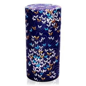 Butterfly Blue Origami Canister
