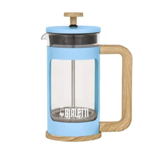 Bialetti Woody Coffee Press- Blue 1L=8 Cuppa
