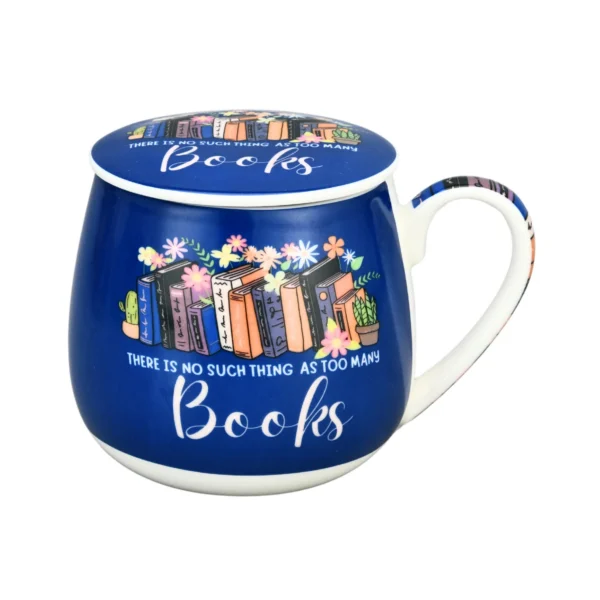 3 Piece Book Tea Infuser Mug - Mad Hatter Tea Shop