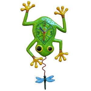 Blue Dragon Frog Clock