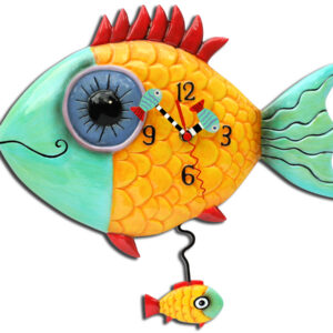 Wide-Eyed Fishy Clock