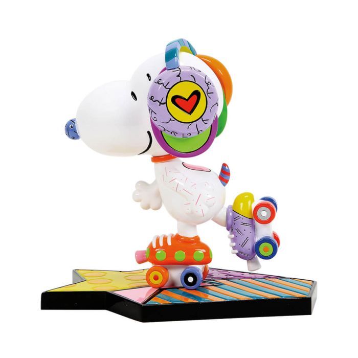 BRITTO SNOOPY ROLLER SKATE FIGURINE