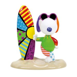 PEANUTS BY BRITTO JOE COOL SURF FIGURINE