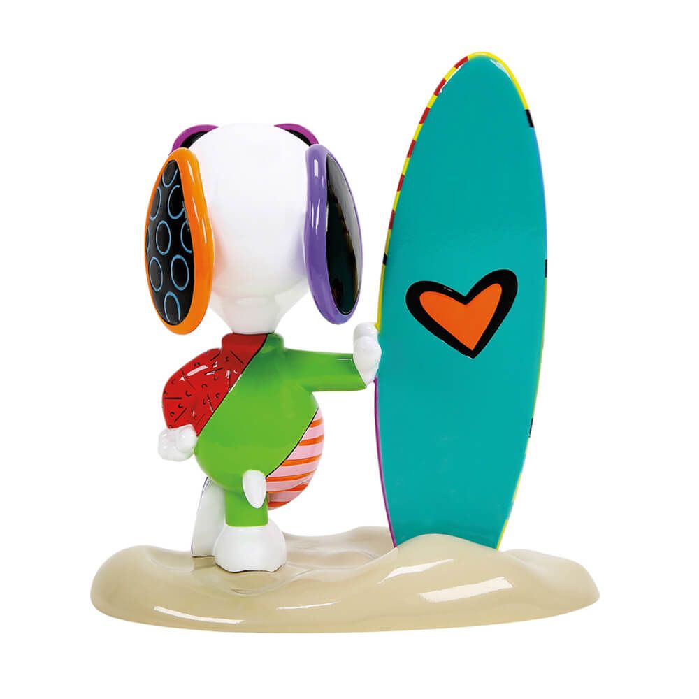 PEANUTS BY BRITTO JOE COOL SURF FIGURINE - Image 4