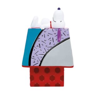 PEANUTS BY BRITTO SNOOPY'S DOG HOUSE FIGURINE