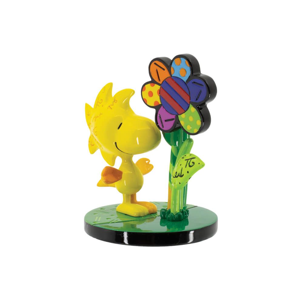 PEANUTS BY BRITTO WOODSTOCK FLOWER MINI FIGURINE - Image 2