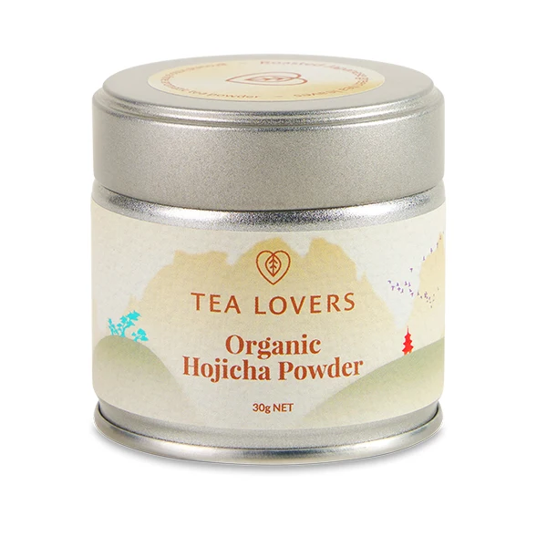 Organic Hojicha Powder 30g Tin