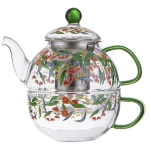 Tilly Flowering Gum Glass Tea For One