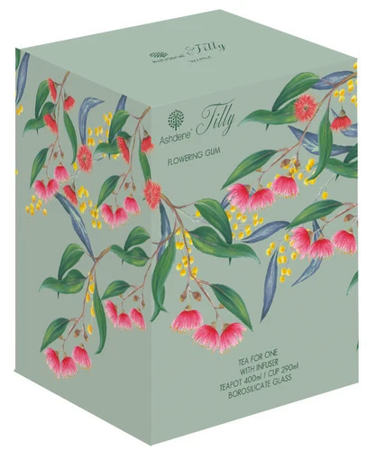 Tilly Flowering Gum Glass Tea For One - Image 2
