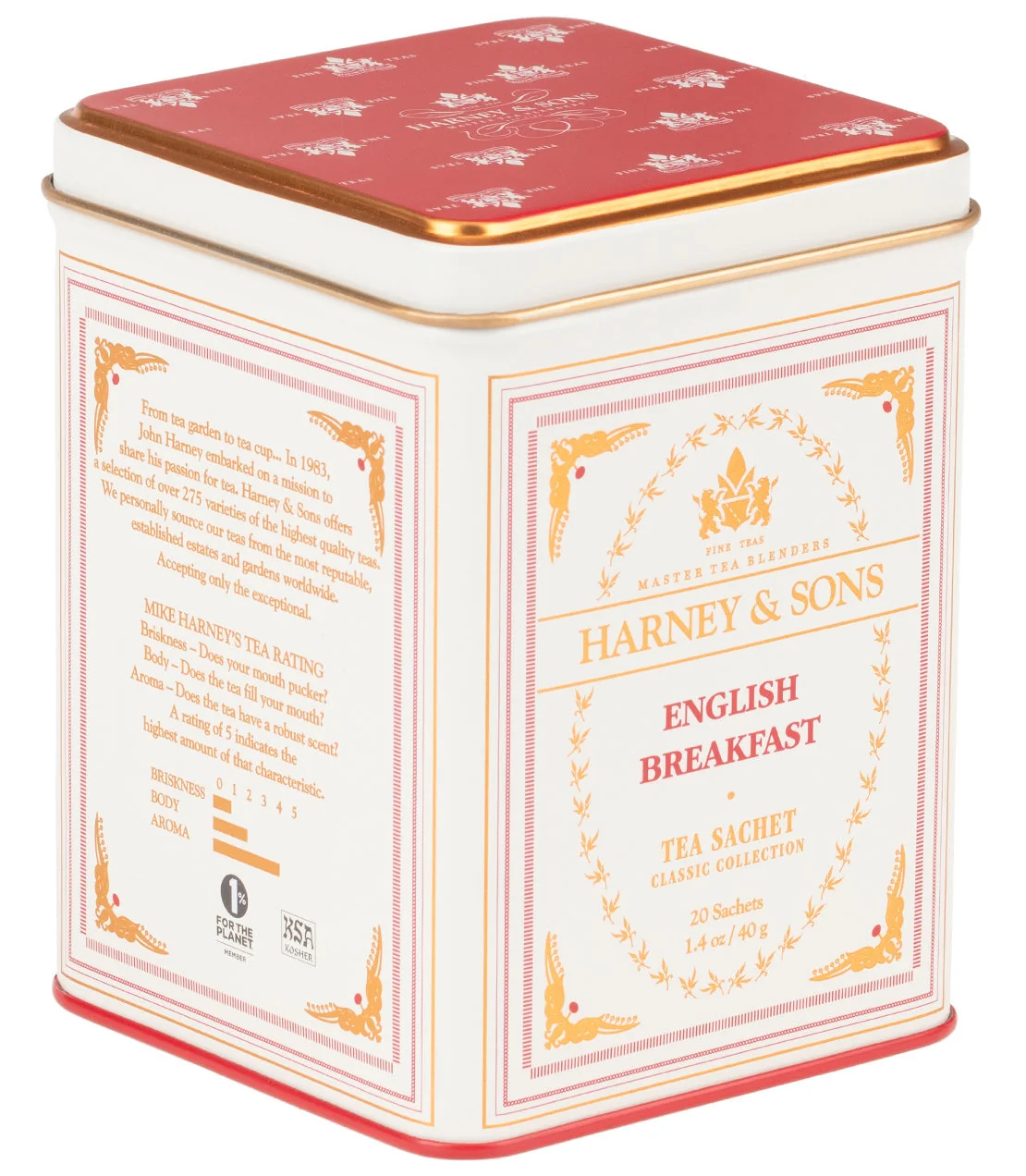 English Breakfast 20 tea sachets.