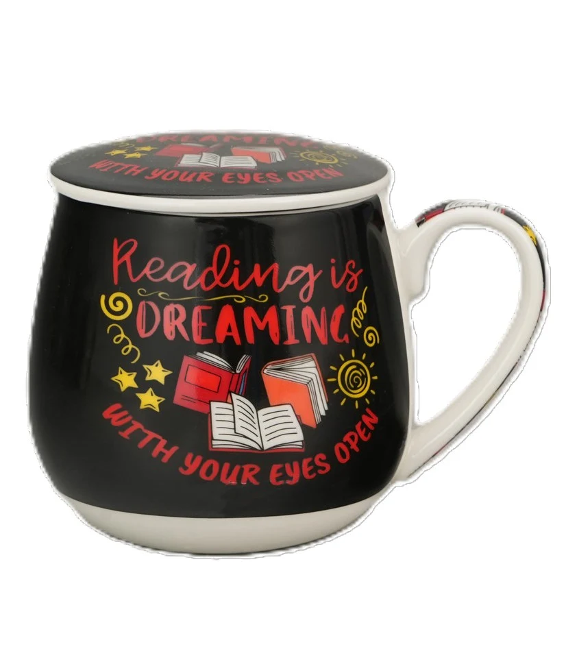 3 Piece infuser Mug Reading is Dreaming