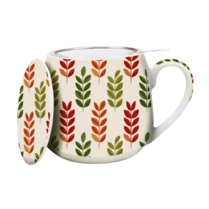Autumn Leaves 3Piece infuser Mug